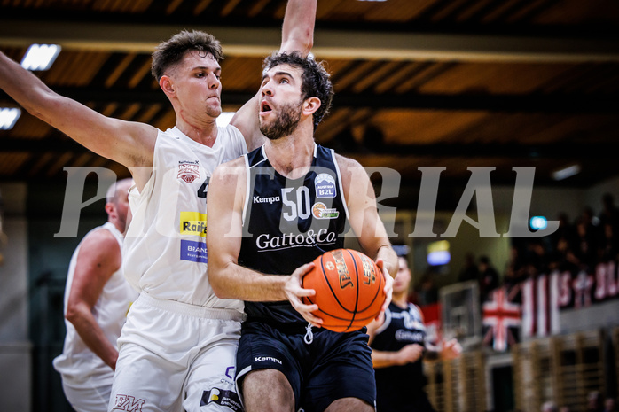 Basketball, Basketball Zweite Liga 2022/23, Grunddurchgang 1.Runde, Mattersburg Rocks, Basket Flames, Evan Frank (50)