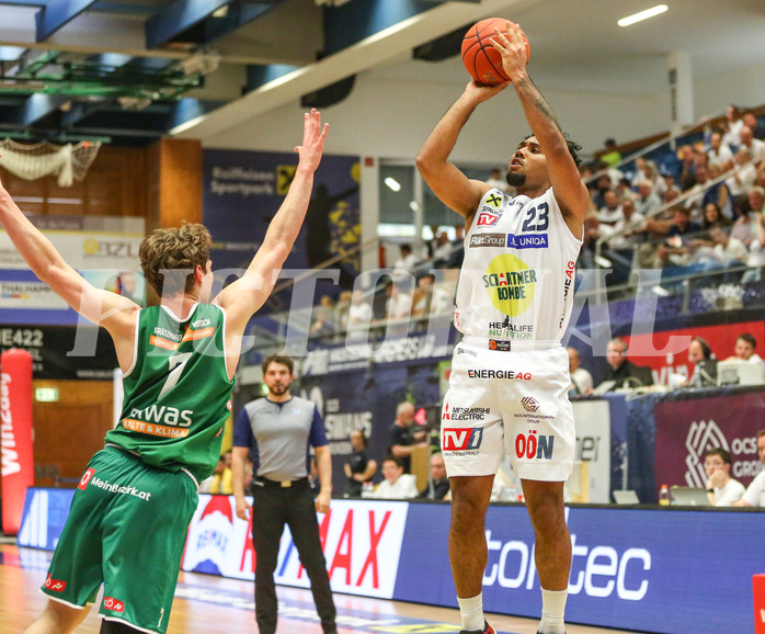 Basketball Superliga 2022/23, Playoff,  Viertelfinale Spiel 1 Gmunden Swans vs. Kapfenberg Bulls