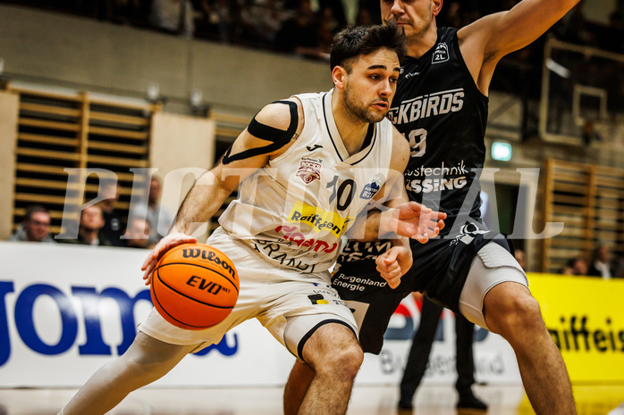 Basketball, Basketball Zweite Liga 2023/24, Grunddurchgang 18.Runde, Mattersburg Rocks, Güssing Blackbirds, Julian Alper (10)