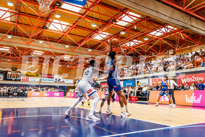 Basketball, win2day Basketball Superliga 2024/25, Playoffs Finale 2. Spiel
, BBC Nord Dragonz, Oberwart Gunners, Robert Allen (10)