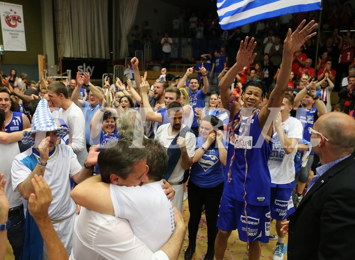 Basketball ABL 2015/16 Playoff Finale Spiel 3 WBC Wels vs. Oberwart Gunners