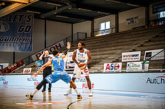 Basketball, bet-at-home Basketball Superliga 2020/21, Viertelfinale Spiel 1, Oberwart Gunners, SKN St. Pölten, Quincy Diggs (13)