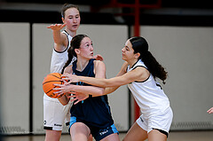 15.02.2025 Österreichischer Basketballverband 2024/25, SLWU19, Basket Flames UNION vs. Vienna Timberwolves