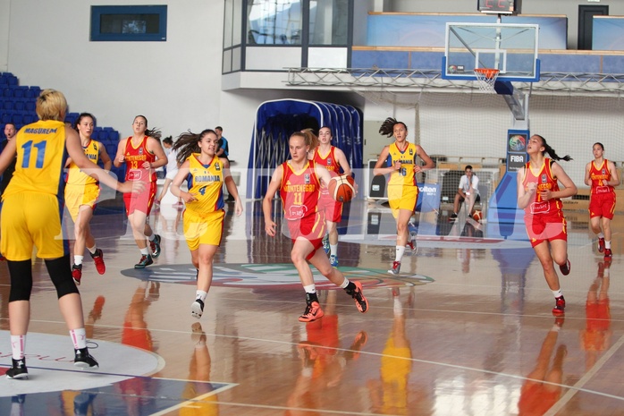 FIBA Europe EC U20 Women Division B Romania vs Montenegro