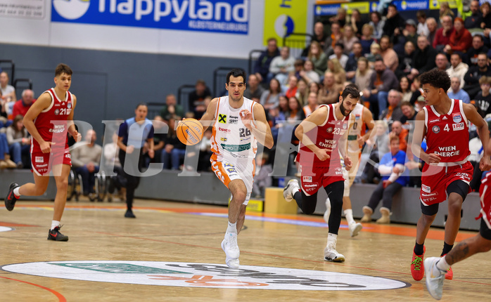 Basketball Superliga 2024/25, Grunddurchgang 15.Runde Klosterneuburg Dukes vs. BC Vienna