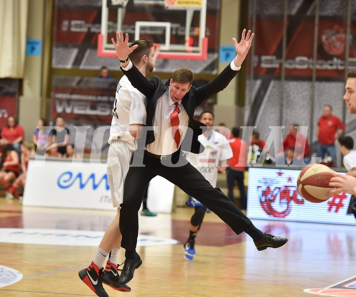 Basketball ABL 2015/16 Playoff Viertelfinale Spiel 1 WBC Wels vs Kapfenberg Bulls