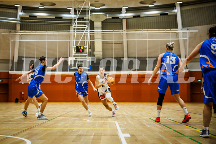 Basketball, Win2Day Basketball Damen Superliga 2023/24, Grunddurchgang 2.Runde, Vienna Timberwolves, DBB LZ OÖ, Aleksandra Novakovic (8)