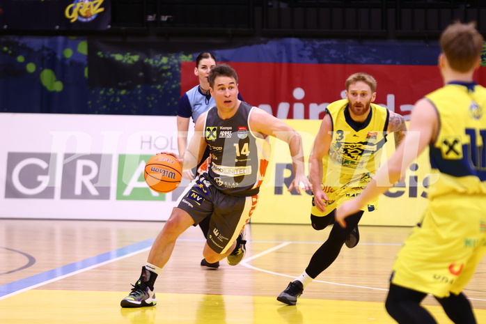 01.03.2025, Graz, Raiffeisen Sportpark Graz, Basketball Superliga 2024/25, 1. Plazierungsrunde, UBSC Graz - Klosterneuburg Dukes