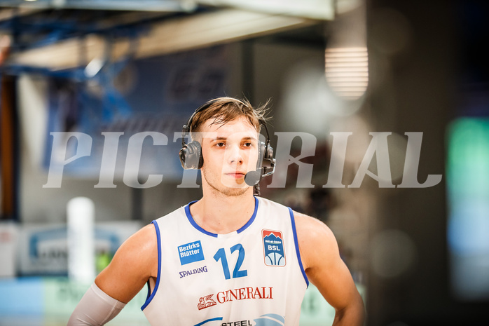 Basketball, bet-at-home Basketball Superliga 2021/22, Grunddurchgang Runde 12, Oberwart Gunners, UBSC Graz, Jonathan Knessl (12)