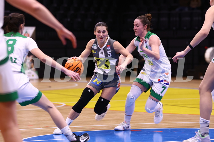 03.02.2024, Graz, Raiffeisen Sportpark, Basketball Damen Superliga 2023/24, Grunddurchgang 11.Runde, UBI Holding Graz - BK Raiffeisen Duchess Klosterneuburg ,  