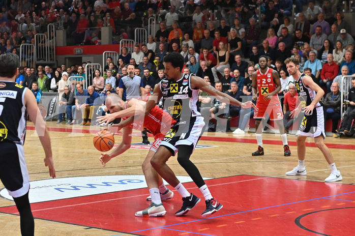Basketball, Superliga 2024/25, Grunddurchgang 7.Runde, Flyers Wels vs. Gmunden,
