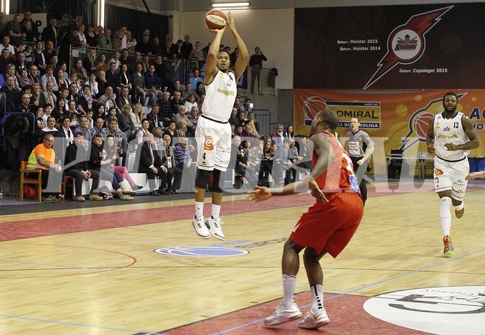 Basketball ABL 2015/16 Grunddurchgang 20.Runde  Güssing Knights vs WBC Wels
