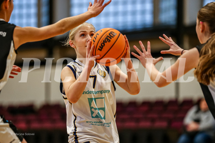 25.01.2025 Österreichischer Basketballverband 2024/25, SLWU16 WAT 3 Capricorns vs DBK Steyrer Witch Cadets