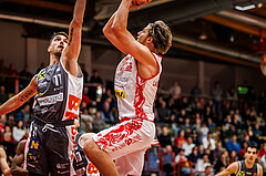 Basketball, win2day Basketball Superliga 2024/25, Grunddurchgang 12.Runde, Traiskirchen Lions, Klosterneuburg Dukes, Moritz Lanegger-Rest (8)
