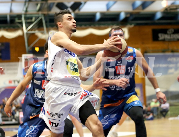 Basketball ABL 2017/18, Grunddurchgang 35.Runde Gmunden Swans vs. Kapfenberg Bulls