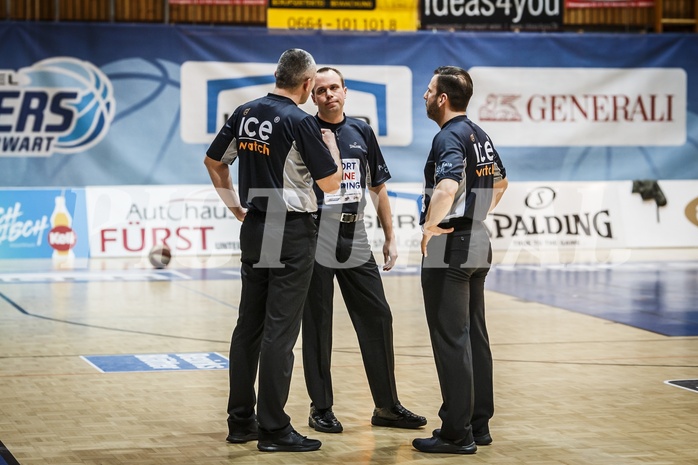 Basketball, ABL 2018/19, Grunddurchgang 25.Runde, Oberwart Gunners, Kapfenberg Bulls, Referees