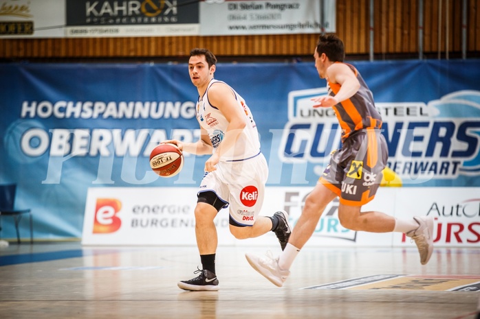 Basketball, ABL 2018/19, Grunddurchgang 31.Runde, Oberwart Gunners, Klosterneuburg Dukes, Jakob Szkutta (4)
