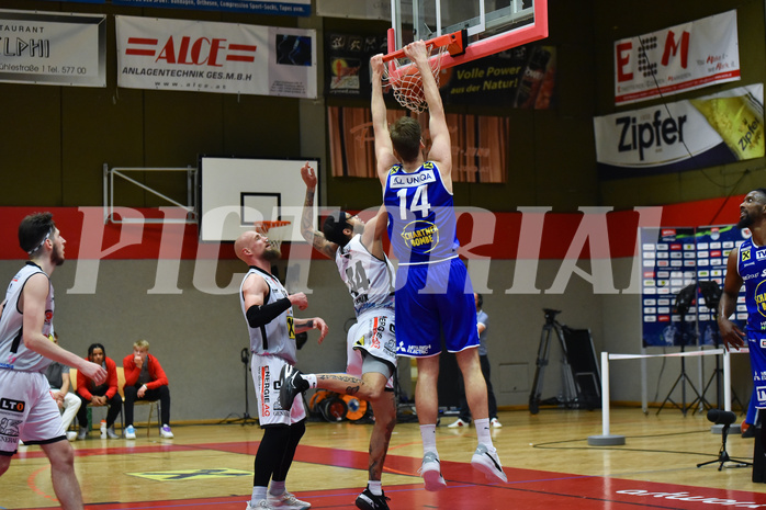 Basketball Superliga 2021/22, Viertelfinale Spiel 4, Flyers Wels vs Swans Gmunden