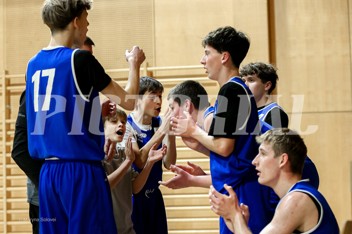 16.02.2025 Österreichischer Basketballverband 2024/25, SLMU16 Basket Flames WAT vs SG Salzkammergut