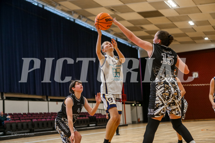 01.03.2025 Österreichischer Basketballverband 2024/25, SLWU16 WAT 3 Capricorns vs. VKL Vikings Swans