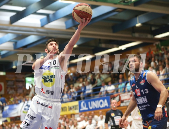 Basketball ABL 2017/18, Playoff Finale Spiel 3 Gmunden Swans vs. Kapfenberg Bulls 