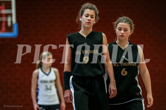 23.11.2024 Österreichischer Basketballverband 2024/25, SLWU14, Vienna United vs. VKL Vikings Swans

