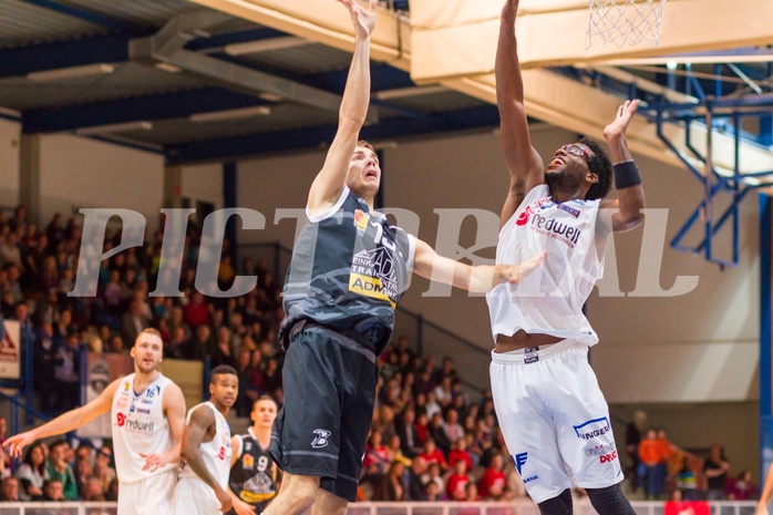 Basketball ABL 2015/16 Grunddurchgang 13.Runde Oberwart Gunners vs. Traiskirchen Lions
