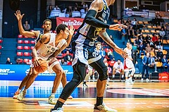 Basketball, Win2Day Superliga 2022/23, Grunddurchgang 1.Runde, Supercup, BC GGMT Vienna, Gmunden Swans, Khalid Thomas (15)