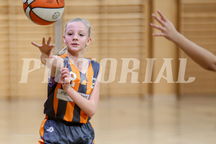 22.02.2025 Österreichischer Basketballverband 2024/25, SLWU14 Basket Flames UNION vs Basket Duchess