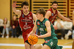 Basketball Zweite Liga 2023/24, Playoff Viertelfinale Spiel 1 Mistelbach Mustangs vs. Dornbirn Lions


