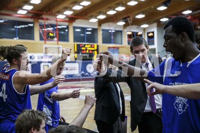 Basketball, Admiral Basketball Superliga 2019/20, Grunddurchgang 7.Runde, Traiskirchen Lions, D.C. Timberwolves, Hubert Schmidt (Headcoach)