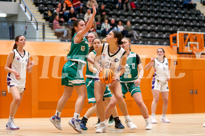 26.01.2025 Österreichischer Basketballverband 2024/25, SLWU19, Vienna United vs. UBI Graz