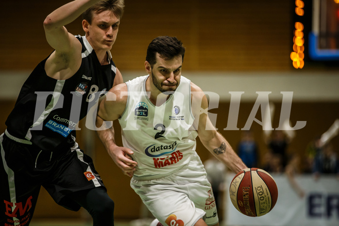 Basketball, Basketball Zweite Liga, Playoffs: Viertelfinale 2. Spiel, BBC Nord Dragonz, Mattersburg Rocks, Petar Cosic (2)