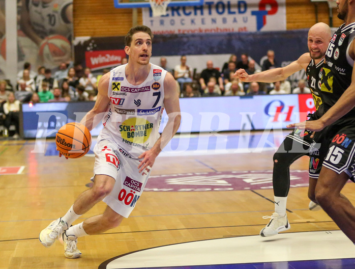 Basketball Superliga 2023/24, 3.Plazierungsrunde Gmunden Swans vs. Flyers Wels


