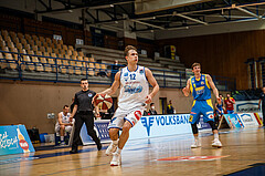 Basketball, bet-at-home Basketball Superliga 2020/21, Platzierungsrunde, 8. Runde, Oberwart Gunners, SKN St. Pölten, Jonathan Knessl (12)