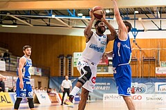 Basketball, ABL 2017/18, Grunddurchgang 13.Runde, Oberwart Gunners, Gmunden Swans, Aaron Ross (13)