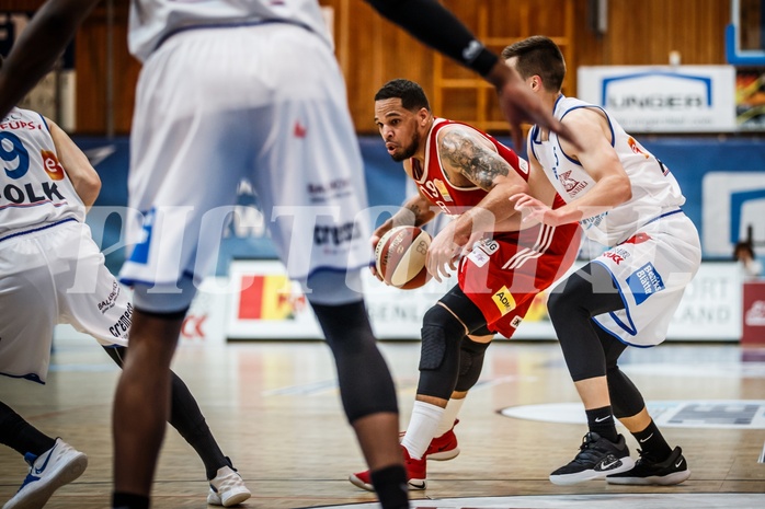 Basketball, ABL 2018/19, Playoff VF Spiel 2, Oberwart Gunners, BC Vienna, Jason Detrick (19)