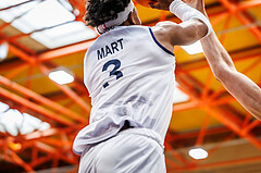 Basketball, win2day Basketball Superliga 2024/25, Playoffs Halbfinale 2. Spiel
, BBC Nord Dragonz, Gmunden Swans, Rayshawn Mart (3)