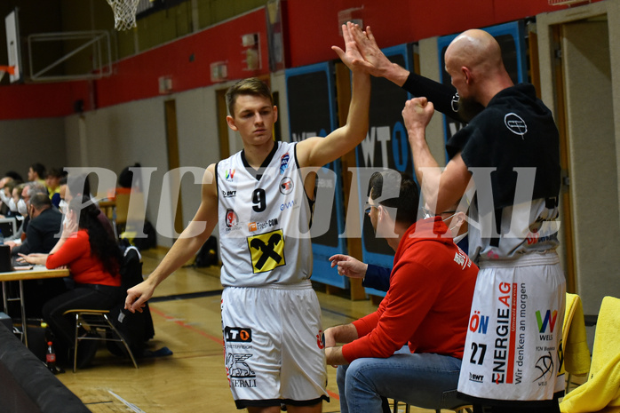 Basketball Superliga 2021/22, Grunddurchgang. 4.Runde Flyers Wels vs. UBSC Raiffeisen Graz