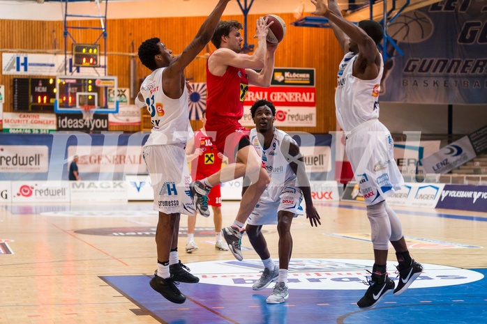 Basketball, ABL 2016/17, Playoff HF Spiel 1, Oberwart Gunners, WBC Wels, Thomas Csebits (4)