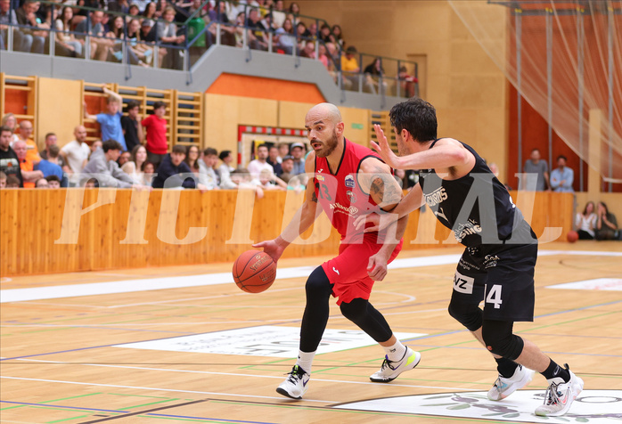 Basketball Zweite Liga 2022/23, Playoff, Finale Spiel 1 Mistelbach Mustangs vs. Güssing Blackbirds