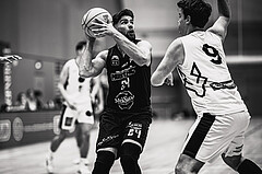 Basketball, Basketball Zweite Liga 2024/25, Grunddurchgang 6.Runde, Vienna Timberwolves, Mistelbach Mustangs, Kerim Dragolj (24)