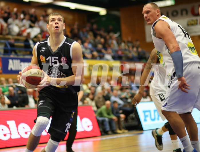 Basketball ABL 2015/16 Grunddurchgang 24.Runde Gmunden Swans vs. Traiskirchen Lions


