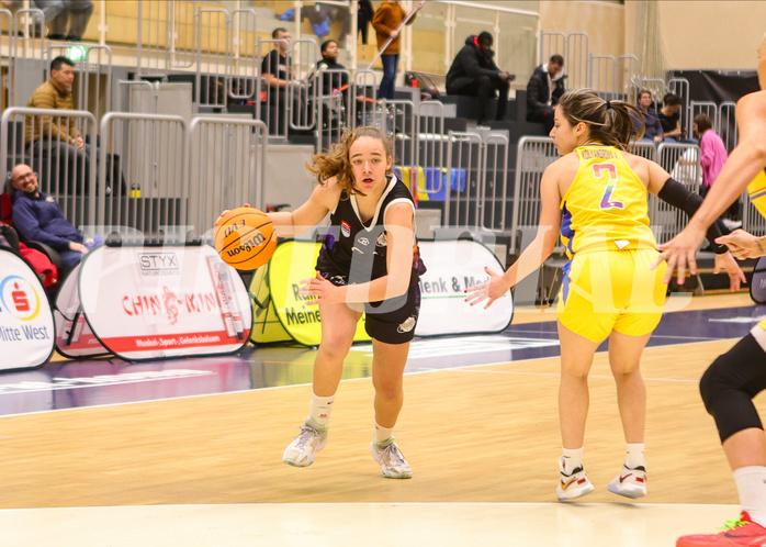 Basketball Damen Superliga 2023/24, Grunddurchgang 9.Runde SKN St. Pölten vs. Vienna United


