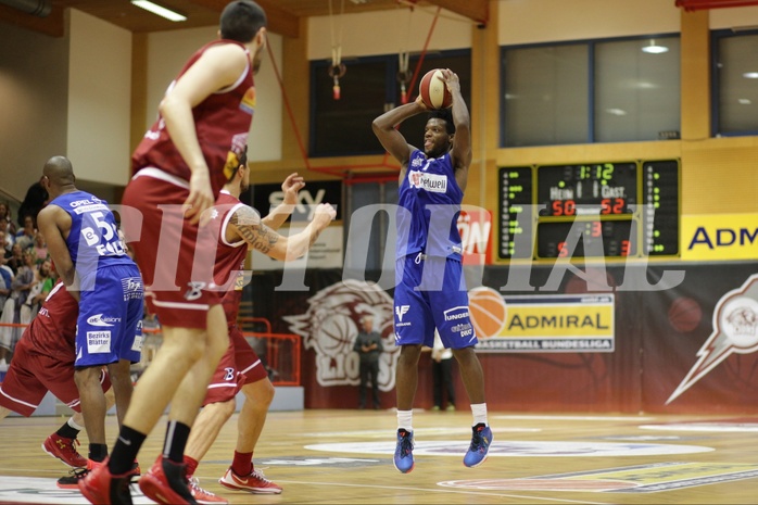 Basketball ABL 2015/16 Grunddurchgang 23.Runde Traiskirchen Lions vs. Oberwart Gunners 