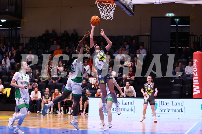 17.04.2025, Graz, Raiffeisen Sportpark, Basketball Damen Superliga 2024/25, Finale Spiel 3, UBI Graz vs. Klosterneuburg Duchess, 17.04.2025, Graz, Raiffeisen Sportpark, Basketball Damen Superliga 2024/25, Finale Spiel 3, UBI Graz vs. Klosterneuburg Duchess,
