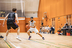 Basketball, Basketball Zweite Liga 2022/23, Grunddurchgang 12.Runde, Basket Flames, Vienna United, Faiz Jakob (27)