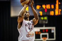 Basketball, bet-at-home Basketball Superliga 2020/21, Grunddurchgang 17.Runde, BC Vienna, Flyers Wels, David Haughton (15)