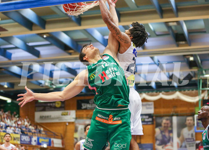 Basketball Superliga 2022/23, Playoff,  Viertelfinale Spiel 1 Gmunden Swans vs. Kapfenberg Bulls