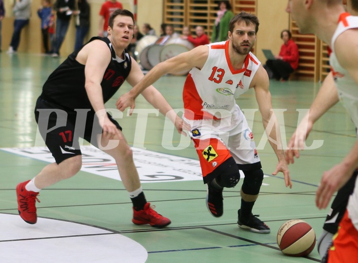 Basketball 2.Bundesliga 2017/18, Grunddurchgang 22.Runde Mistelbach Mustangs vs. UBC St.Pölten